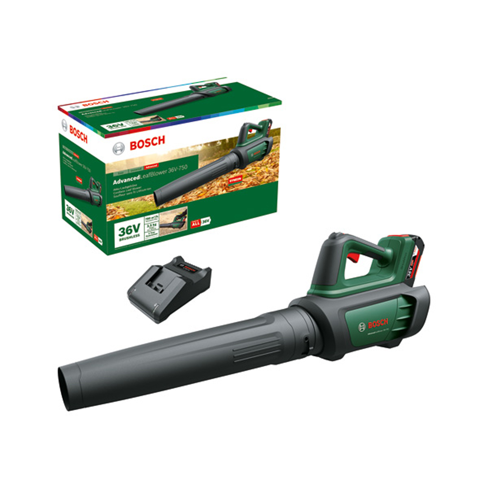 Soffiatore à batterie Bosch AdvancedLeafBlower 36V-750