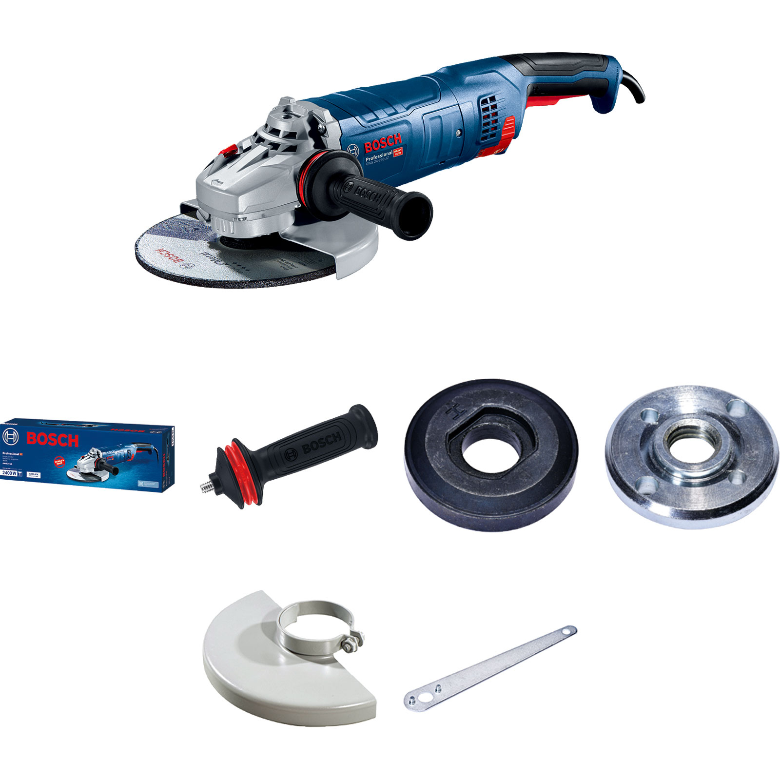 Meuleuse d'angle Bosch GWS 24-230 JZ en carton