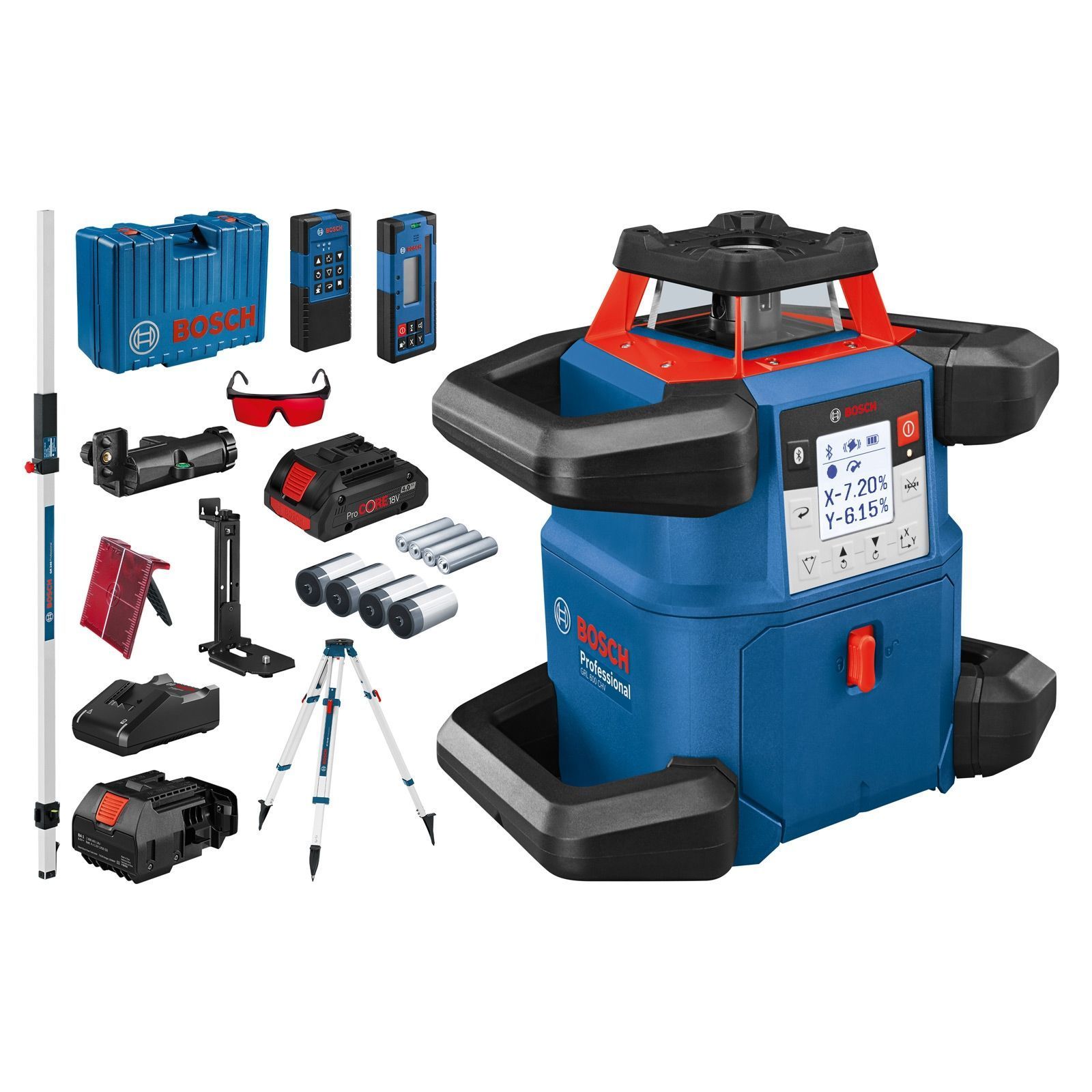 Laser rotatif GRL 600 CHV + BT 170 HD + GR 240 - 06159940P5