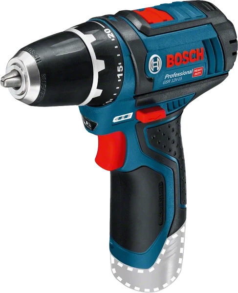 Perceuse-visseuse sans fil Bosch GSR 12V-15 + jeu de 25 embouts - 060186810H