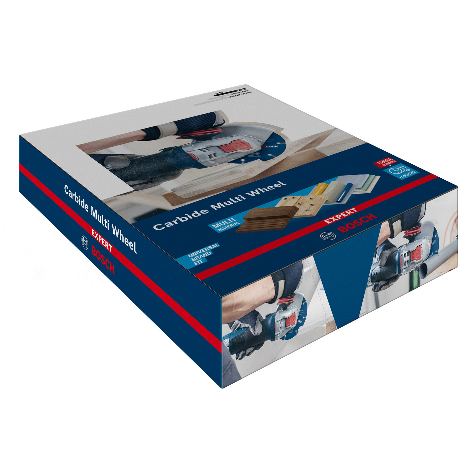 Bosch EXPERT Carbide Multi Wheel X-LOCK disque de coupe, 125 mm, 1 mm, lot de 10 pièces — lot de 10 pièces