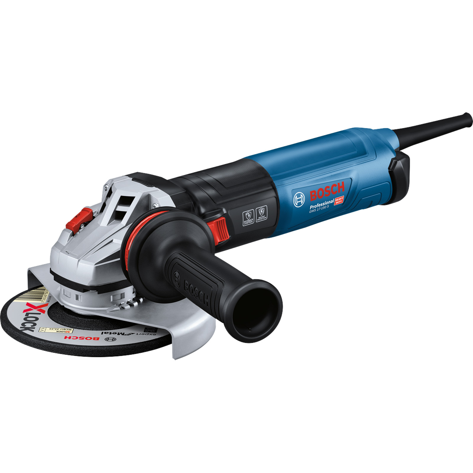 Meuleuse angulaire Bosch GWS 17-150 S avec écrou de serrage rapide, en boîte