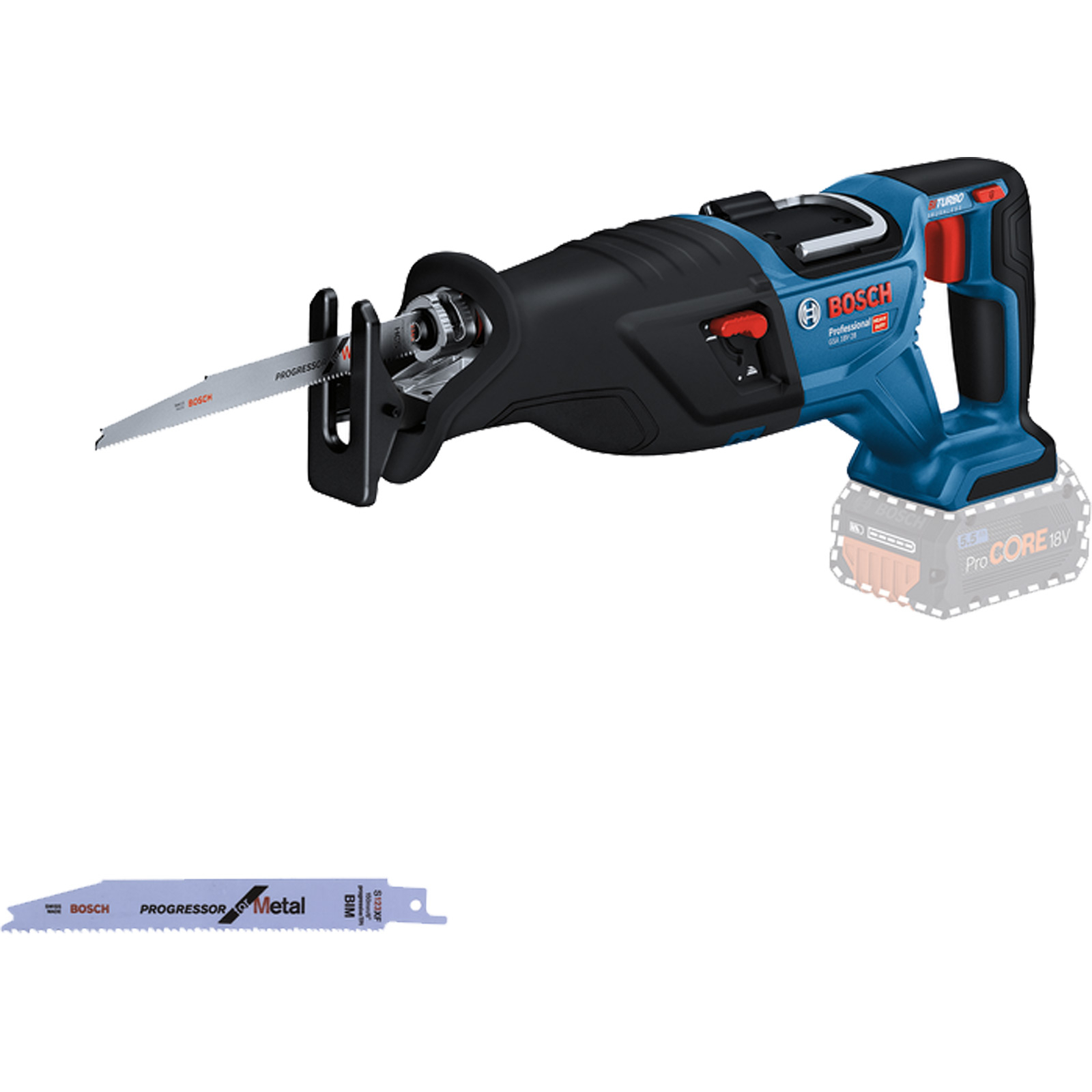 Scie sabre sans fil BITURBO GSA 18V-28