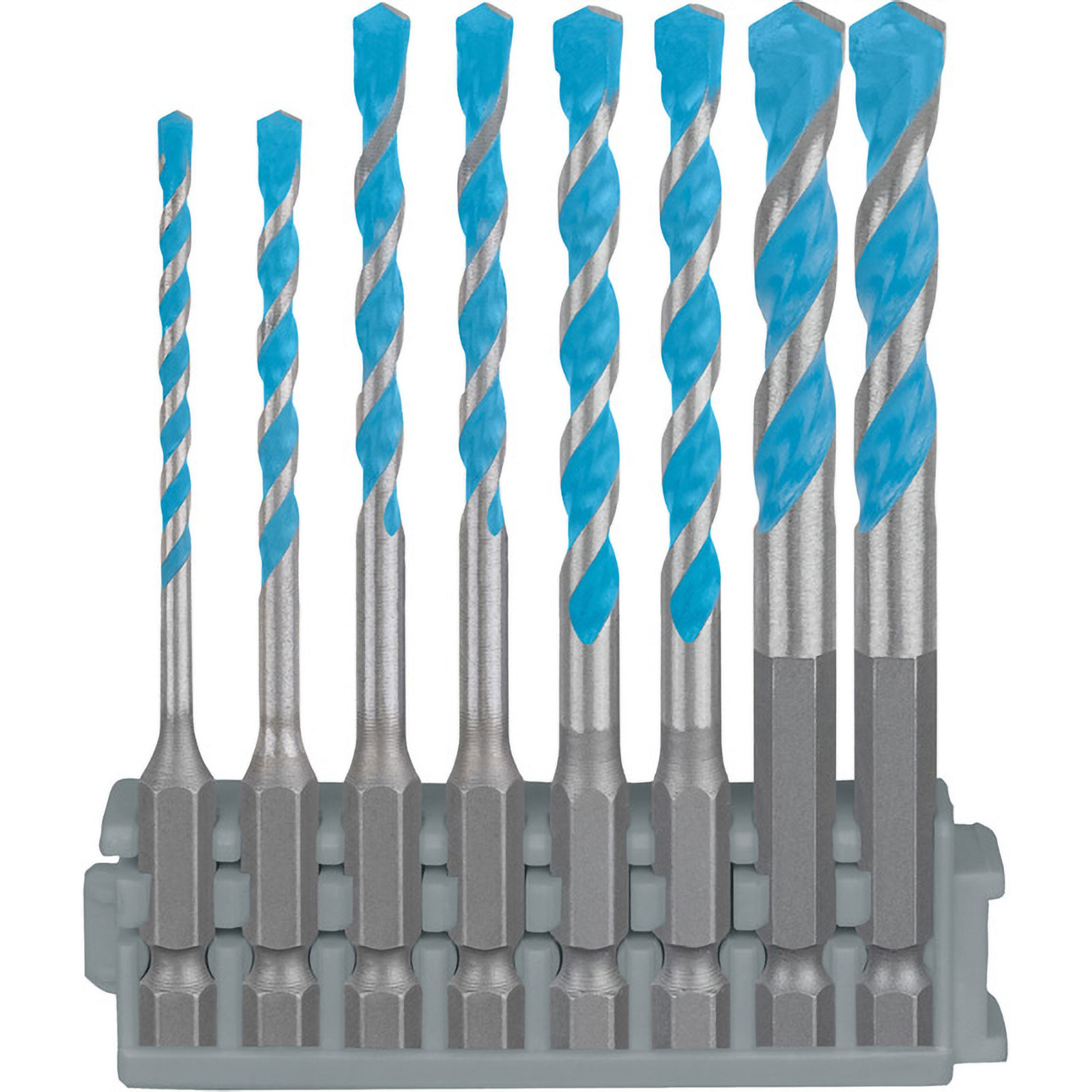 Bosch EXPERT HEX-9 Multi Construction Pick & Click Set, 3–8 mm