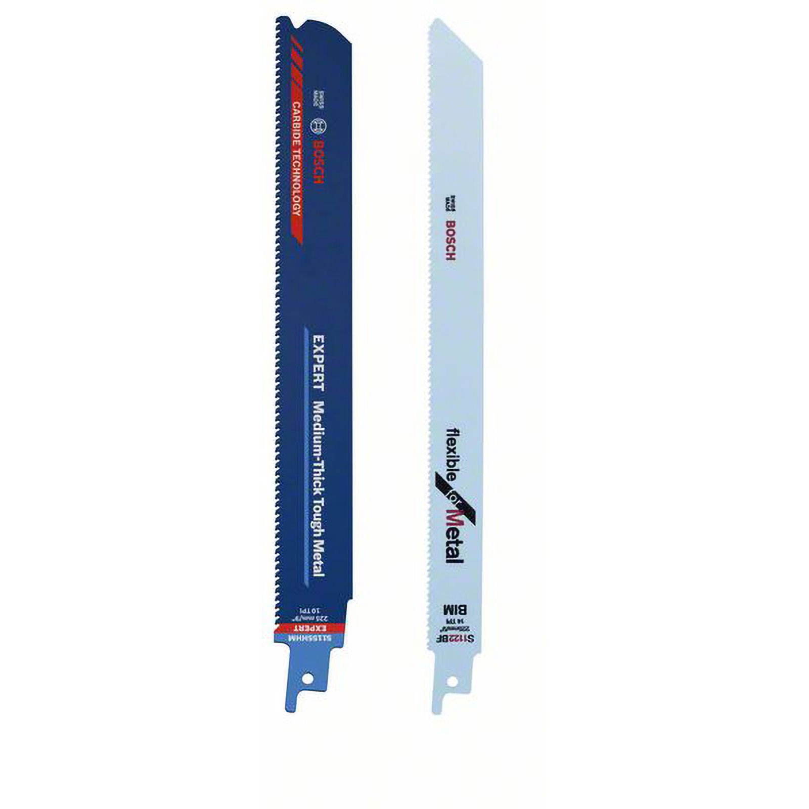 Jeu de lames pour scie sabre Bosch 25xS1122BF + 1xEXPERT Medium-Thick Tough Metal S1155HMM