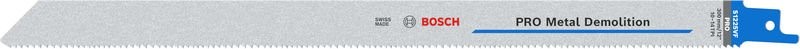 Lame de scie sabre Bosch PRO Metal Demolition S1225VF, 1,25 x 19 x 300 mm, 25 pièces — lot de 25 pièces