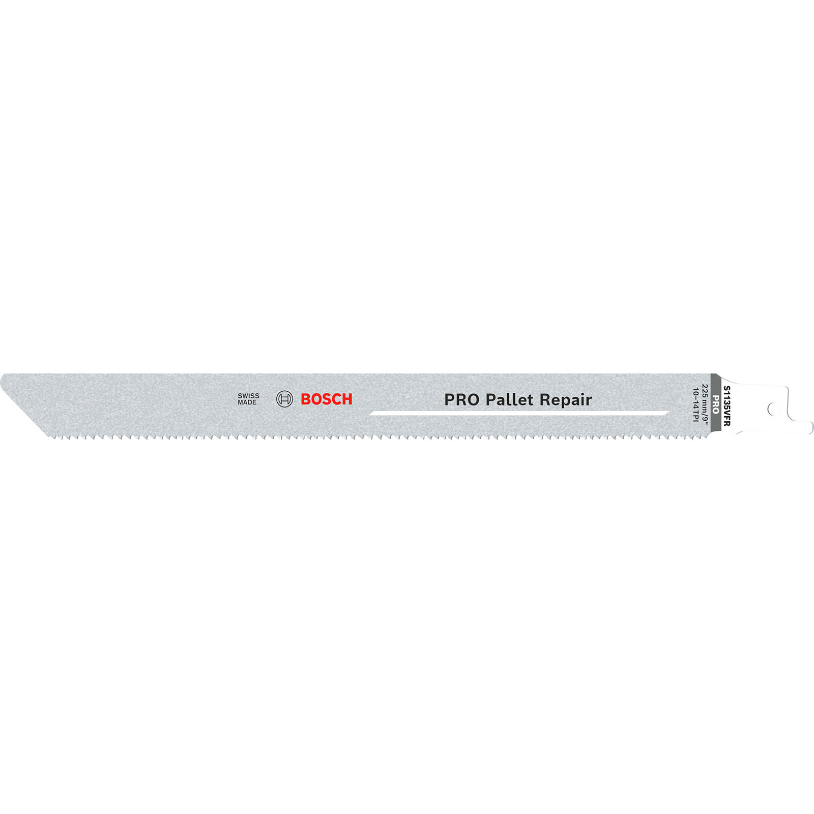 Bosch PRO Pallet Repair S1135VFR lame 1,25 x 19 x 225 mm 5 pièces - 2608659008 — lot de 5 pièces