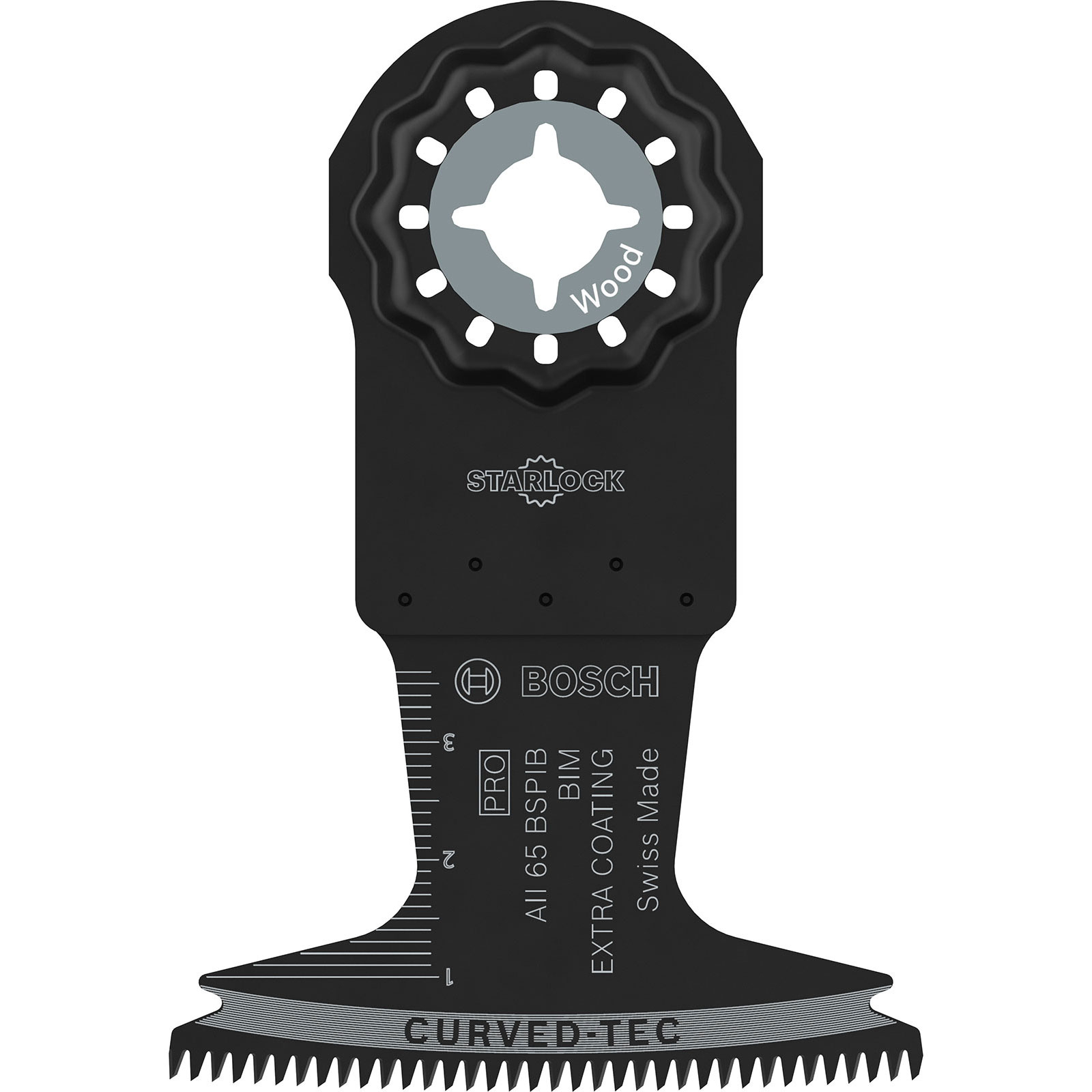 Bosch PRO AII 65 BSPIB Lame pour outils multifonctions, 65 x 40 mm, 5 pièces — lot de 5 pièces