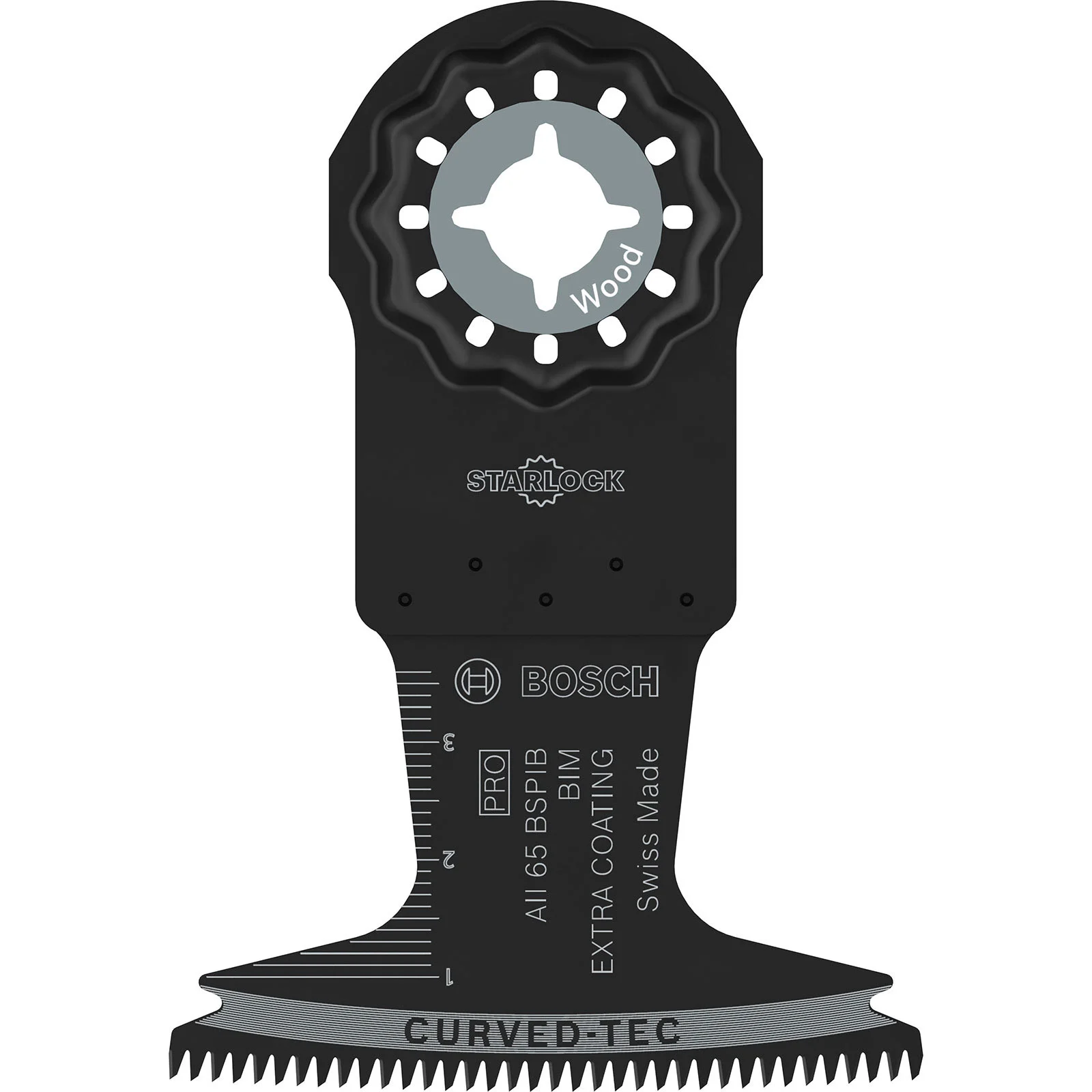 Lame Bosch PRO AII 65 BSPIB pour outils multifonctions, 65 x 40 mm, 10 pièces — lot de 10 pièces