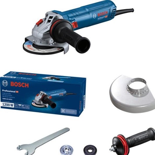 Bosch Meuleuse d'angle GWS 12-125 S, 125 mm, 1200 W en carton