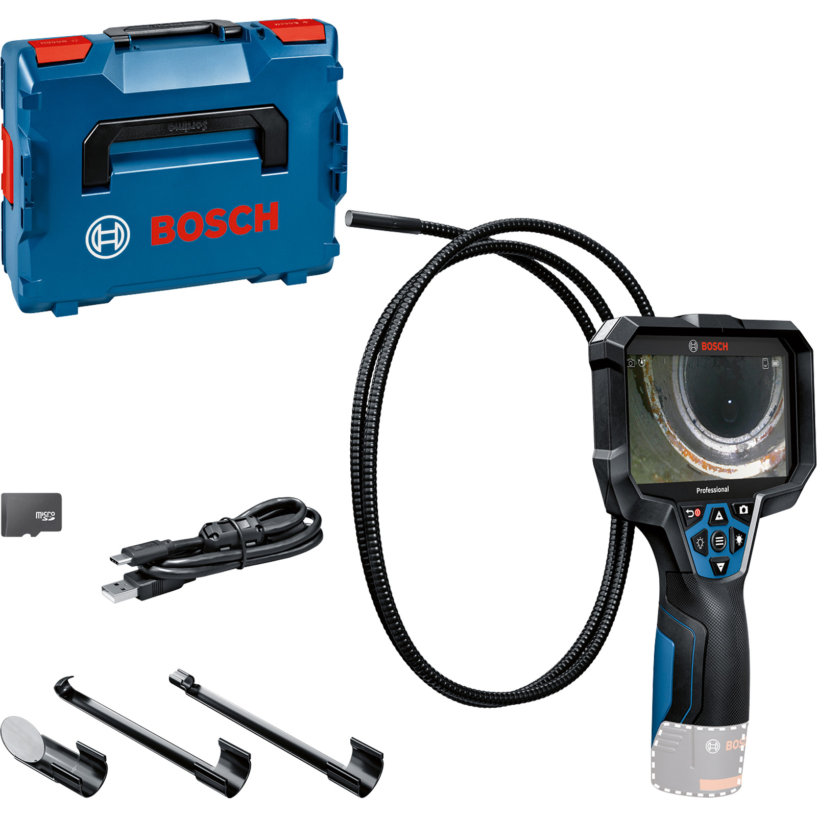 Caméra d'inspection Bosch GIC 12V-5-27 C sans batterie ni chargeur dans L-BOXX 136