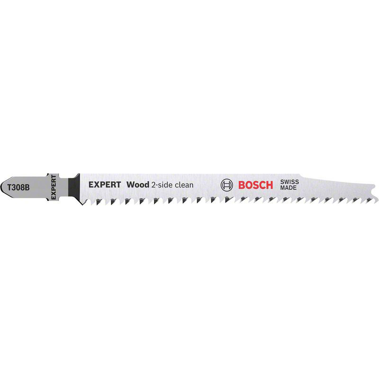Lame de scie sauteuse Bosch EXPERT Wood 2-side clean T308B, 2 pièces - 2608901711 — lot de 2 pièces