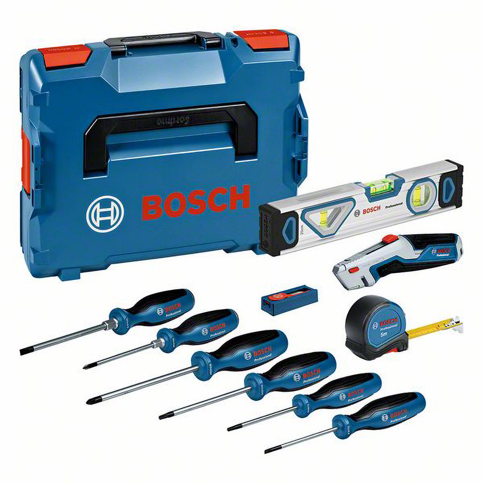 Set d'outils manuels Bosch avec tournevis dans L-Boxx 102