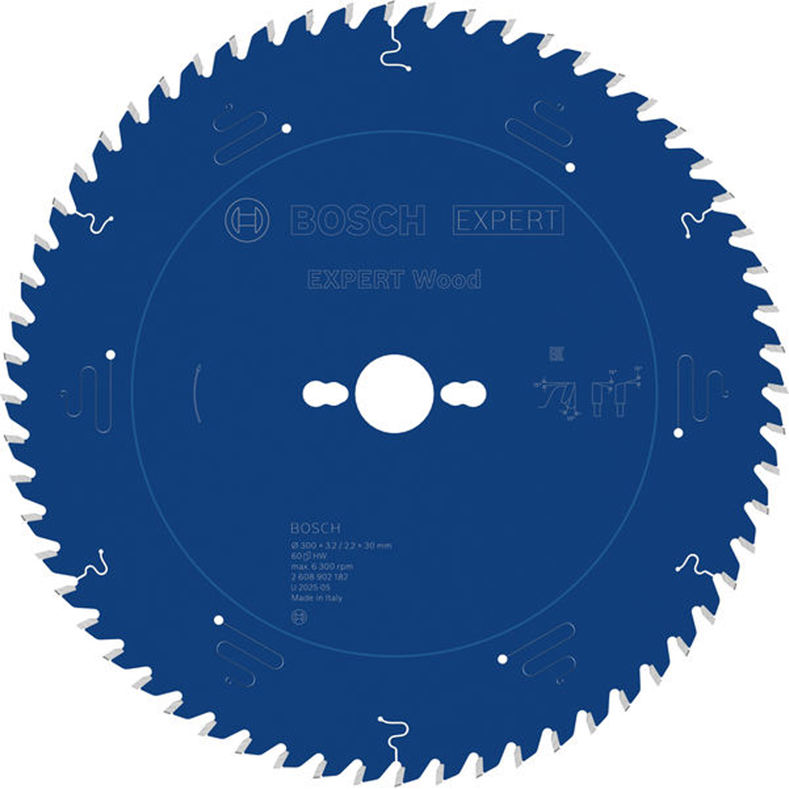 Lame de scie circulaire Bosch EXPERT Wood, 300x30 mm, Z60