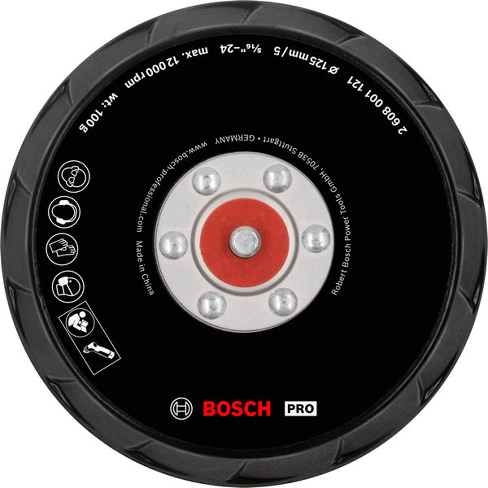 Disque de polissage Bosch PRO, 125 mm, GPX 12V-125