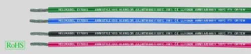 Câble HEL UL-Style 1015 AWG22 bleu