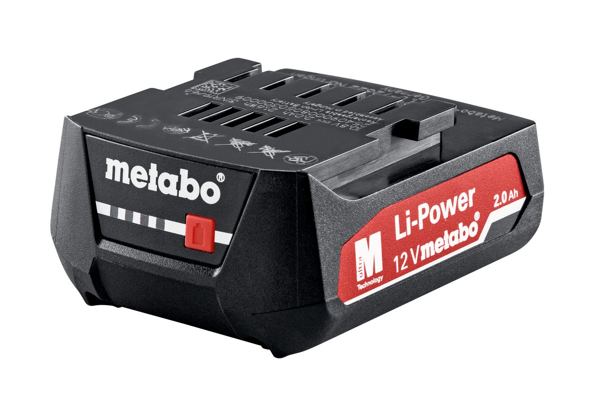 Batterie Li-Power AIR COOLED 12 V - 2,0 Ah Metabo