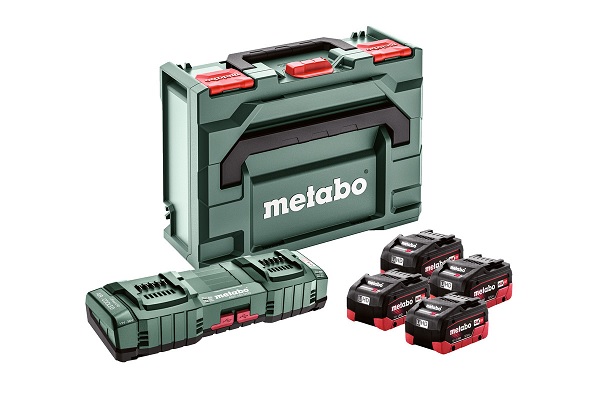 Set de base Metabo 4x LiHD 5,5 Ah ASC 145 DUO + metaBOX 145 (685180000)