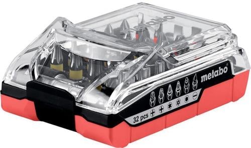 Metabo Boîte à mèches à accumulateur - Set de 32 pièces