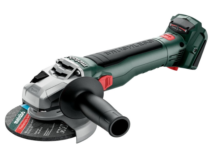 Meuleuse d'angle sur batterie Metabo W 18 LT BL 11-125 sans batterie ni chargeur en Metabox