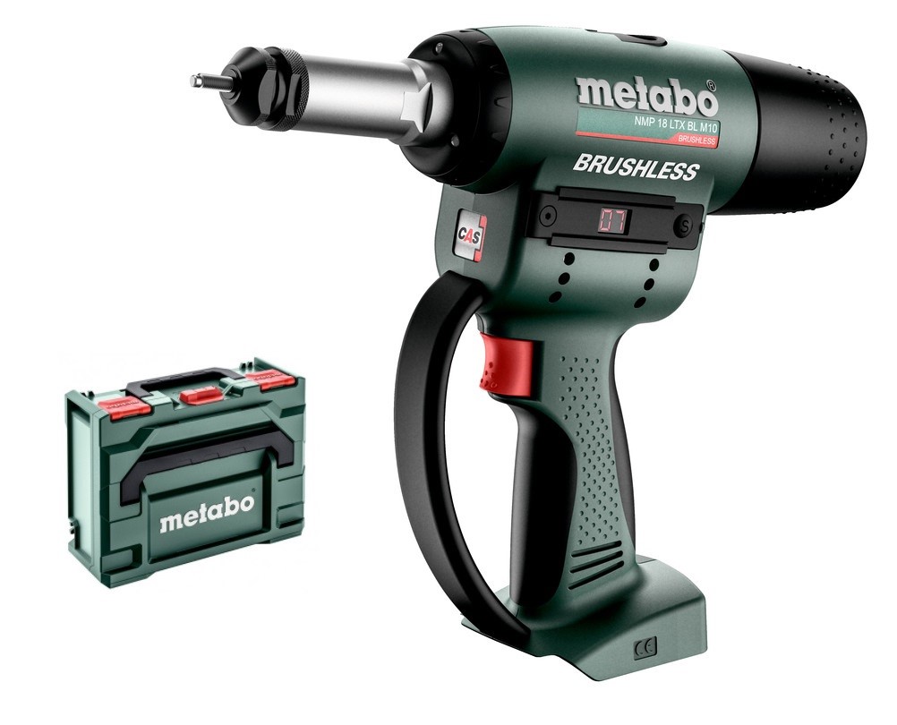 Pistolet à rivets aveugles Metabo NMP 18 LTX BL M10 18V