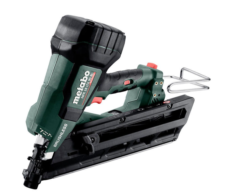 Pistolet à clous batterie Metabo 18V NFR 18 LTX 90 sans batterie ni chargeur dans boîte metaBox 340