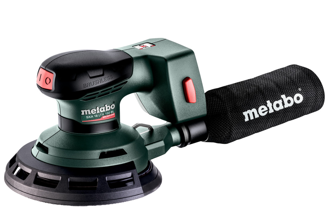 Ponceuse orbitale sur batterie Metabo SXA 18 LTX 150 BL (600411840) Solo in metaBox 215