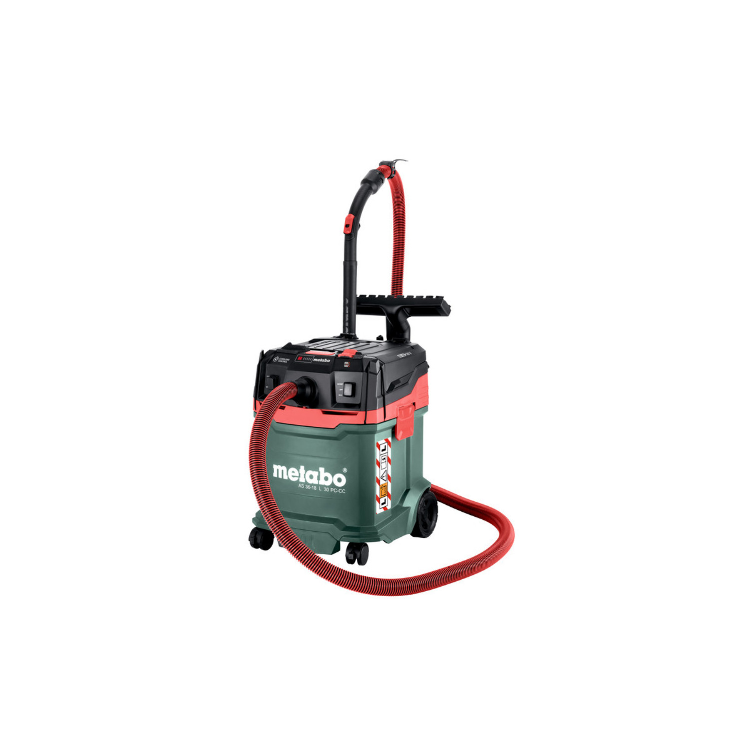 Aspirateur à batterie Metabo AS 36-18 L 30 PC-CC avec nettoyage manuel du filtre + CordlessControl