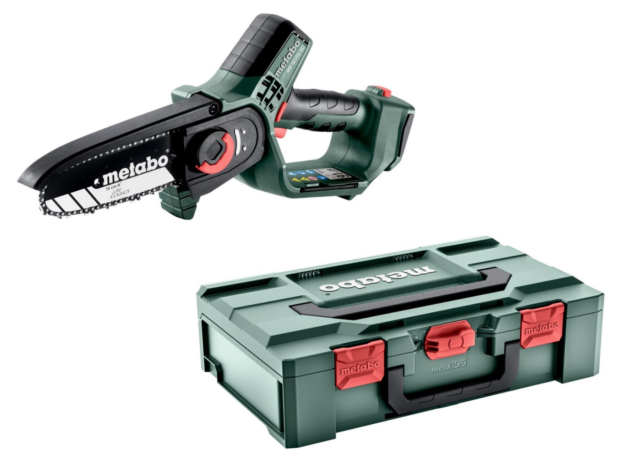 Scie sabre à batterie Metabo MS 18 LTX 15 sans batterie ni chargeur dans metaBOX 145 L