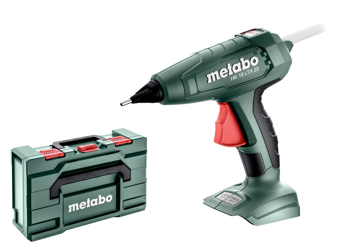 Pistolet à colle chaude sans fil Metabo HK 18 V LTX 20 Ø11 mm sans batterie/chargeur metabox