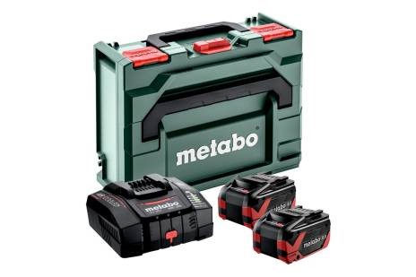 Set de base Metabo 2 x LiHDX 8,0 Ah +mB