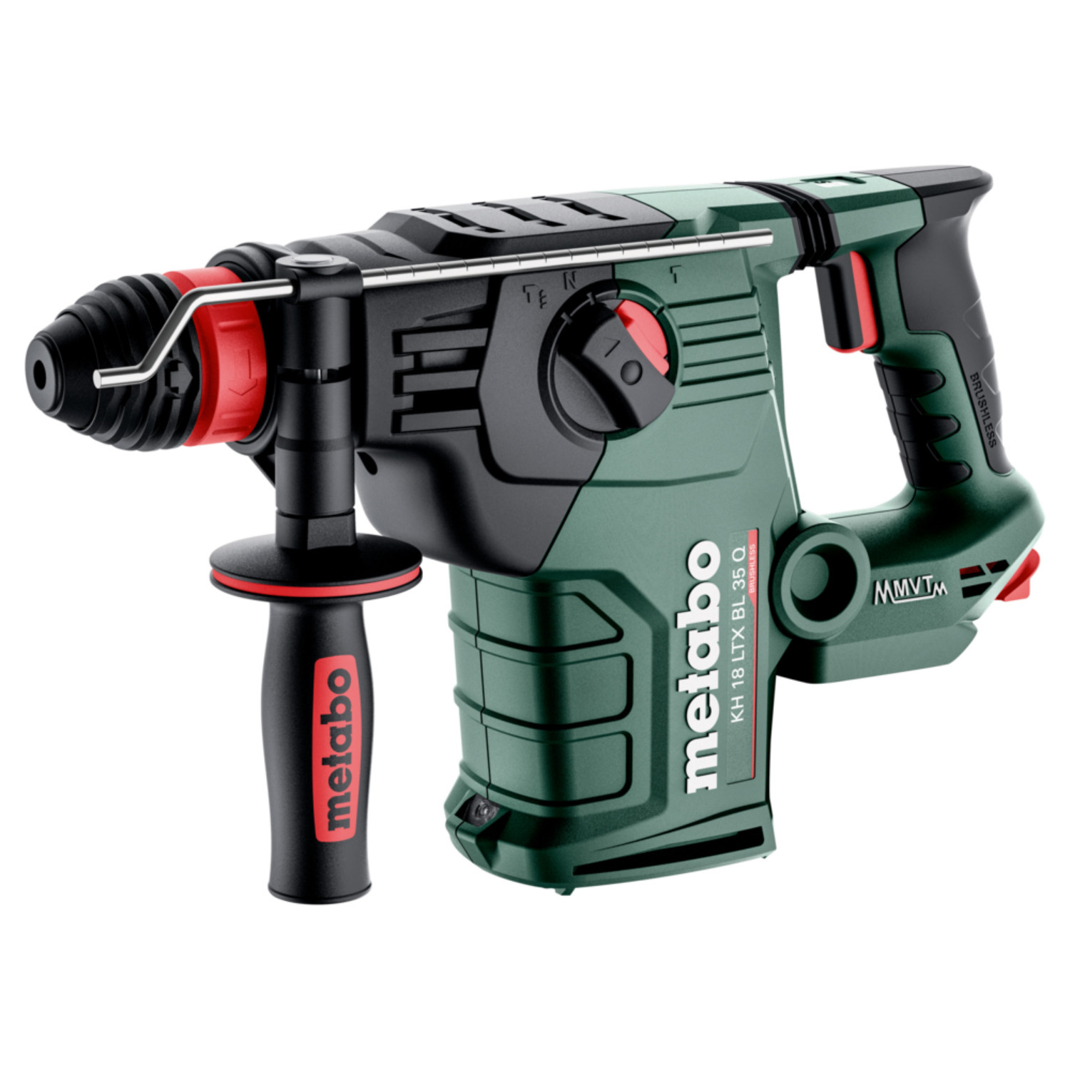 Marteau combiné sans fil Metabo KH 18 LTX BL 35 Q sans batterie ni chargeur dans metaBOX 185 XL