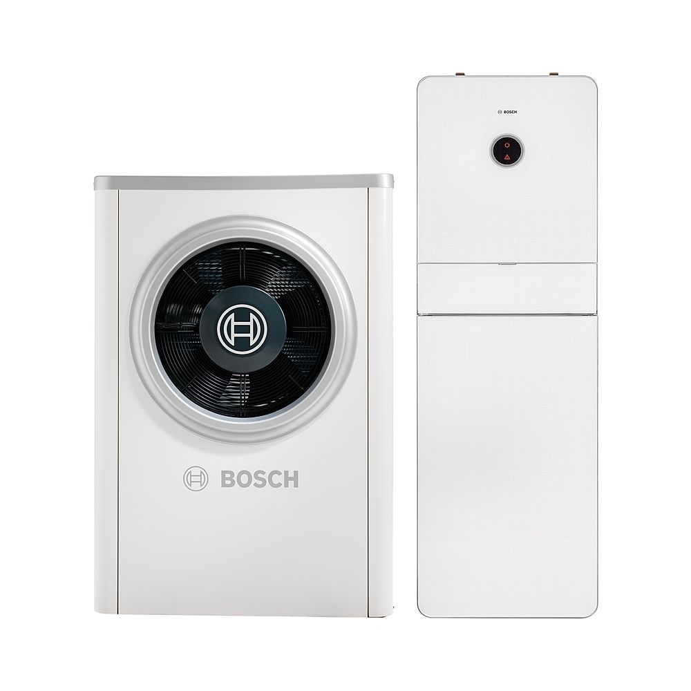 Pompe à chaleur air-eau Bosch Unité extérieure Compress CS7001iAW 13 OR, R410A, 11kW, optimisée solaire