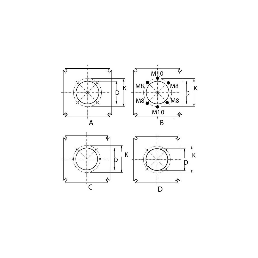 Plaque de brûleur Buderus Type 3, 10x298x298 mm, 7057622