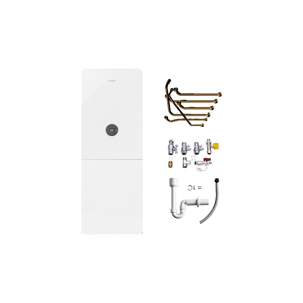 Pack chaudière à condensation gaz BOSCH GC-B5308 Basic GC5300i WM 24/100S 24 kW avec raccordement vertical Module de base CS 35
