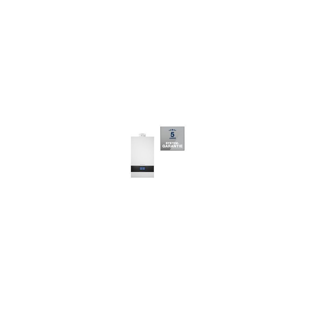 Pack Buderus Logaplus W22, GB172i.2-15, 15 kW, gaz naturel H, ballon d'eau chaude Logalux SH290, régulation BC400