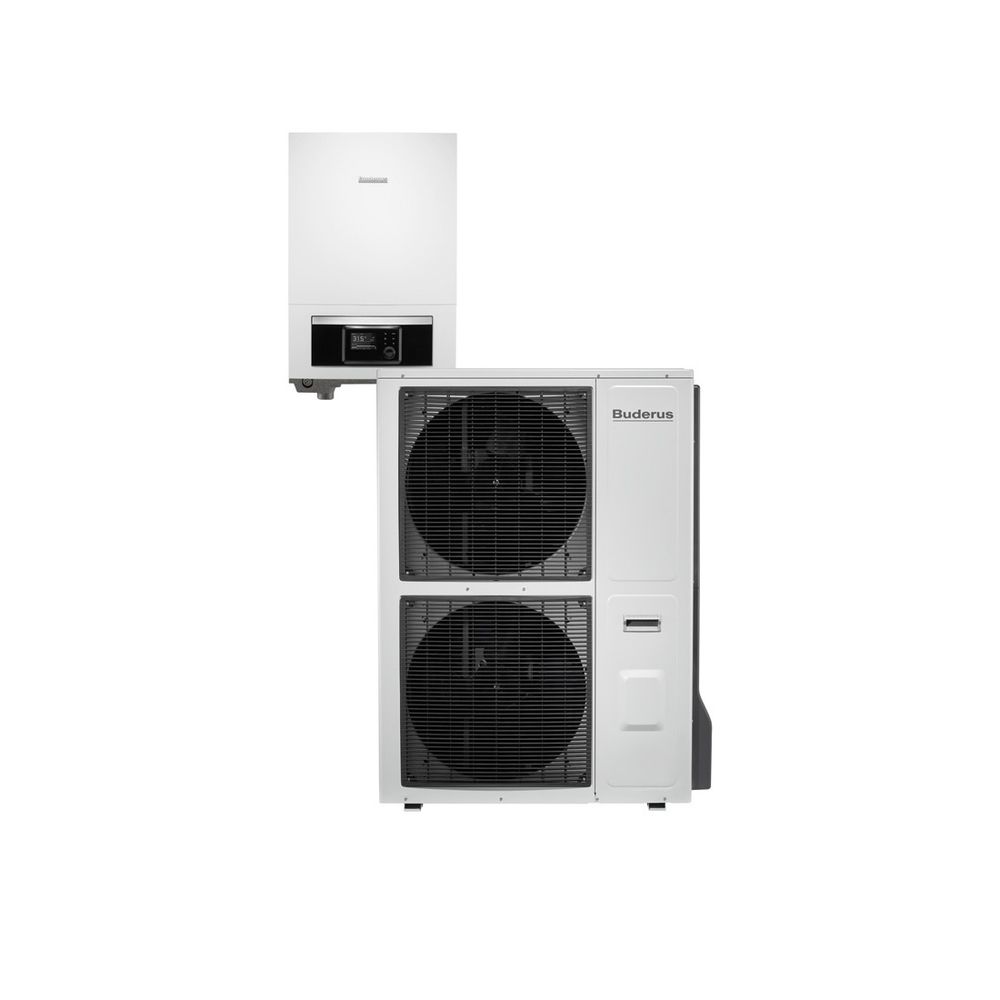 Pompe à chaleur air-eau Buderus Logaplus Logatherm WLW166i-12 AR B P3 KM R32, WLW-12 SP AR P3 et WLW166i-14 B, MX400, M-Set