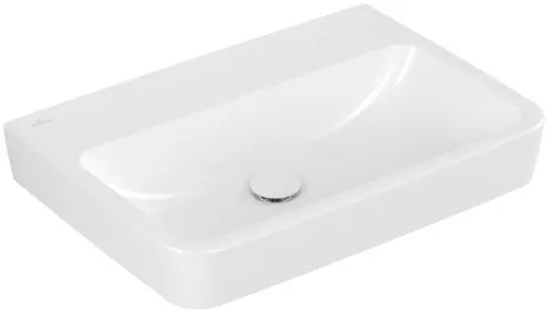 Villeroy & Boch Lavabo O.novo 650x460mm angulaire sans trop-plein poli blanc Alpin