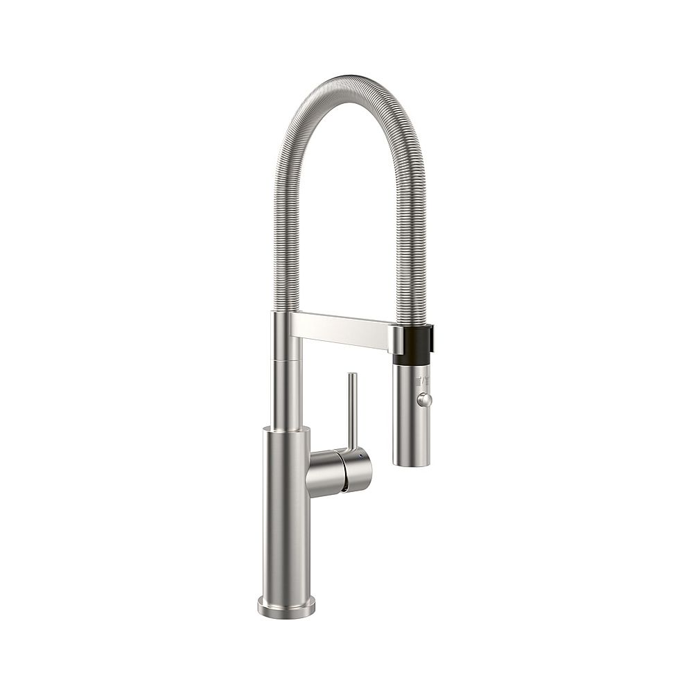 Robinetterie de cuisine Steel Expert 2.0 Villeroy & Boch - 45x222 mm - acier inox massif
