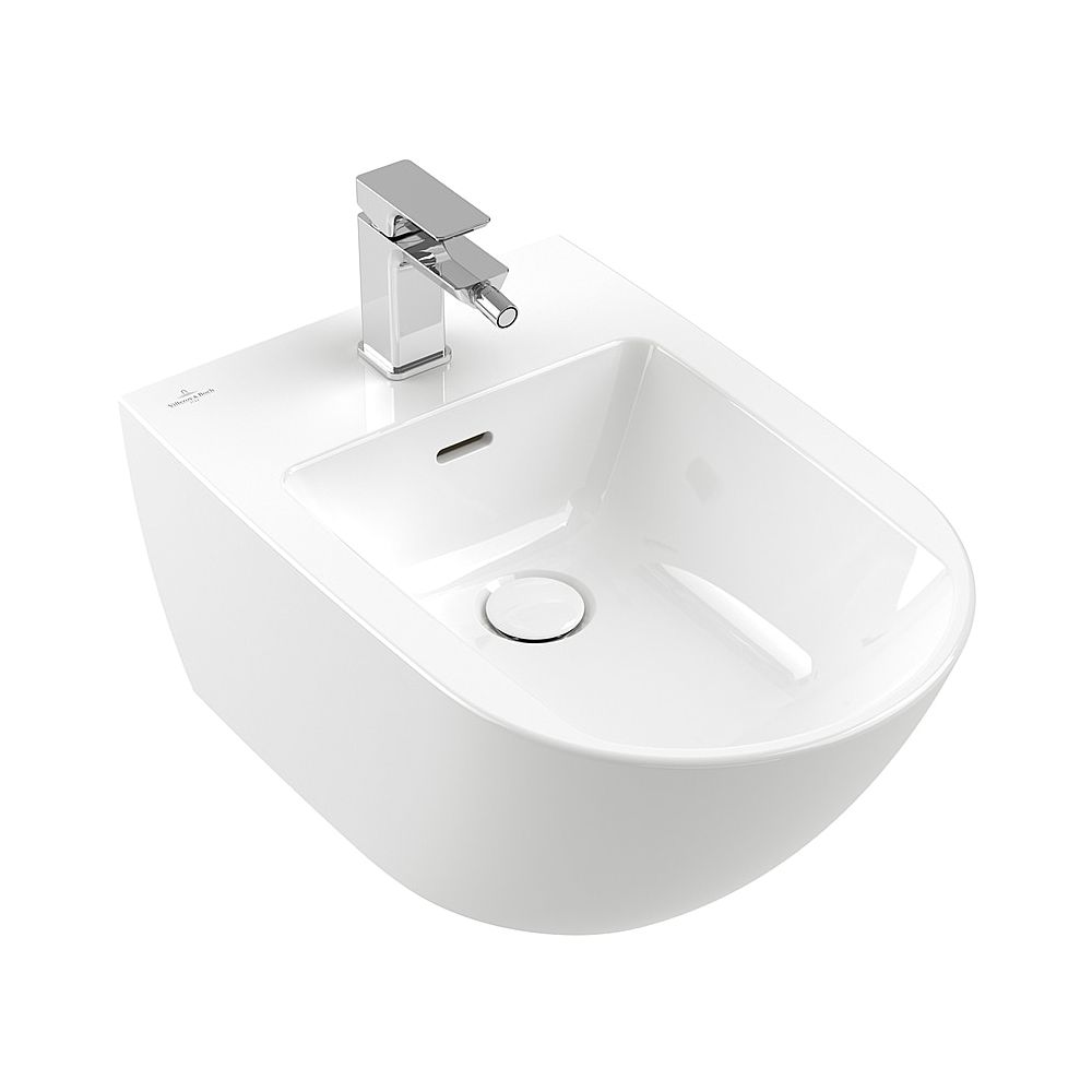 Villeroy & Boch Bidet Subway 3.0 560x375x270mm oval mural Blanc Alpin CeramicPlus