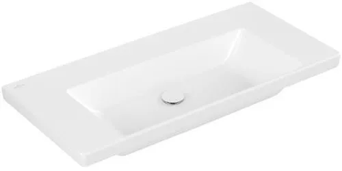 Villeroy & Boch Meuble-lavabo Subway 3.0 1000x470mm rectangulaire sans trop-plein Stone White CeramicPlus