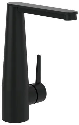 Mitigeur monocommande pour lavabo Conum Villeroy & Boch VB noir mat 49x174x210 mm