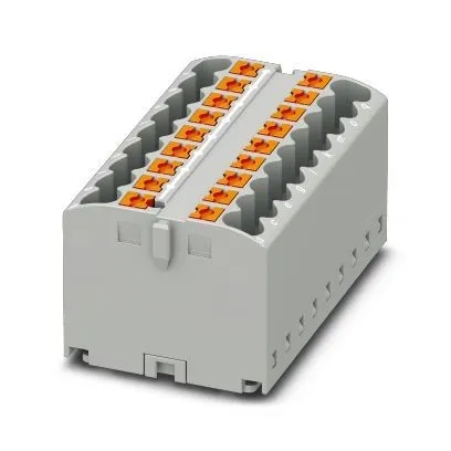 Bloc de distribution Phoenix Contact PTFIX 18X2,5 GY-EX