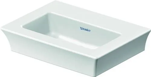 Duravit White Tulip Lavabo 330x450x135mm, blanc brillant, rectangulaire, 1 emplacement de lavage central, sans trop-plein