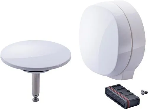 Duravit Kit d'équipement, blanc brillant, incluant poignée tournante, couvercle d'entrée de baignoire, aérateur, cône de soupape, pour baignoires