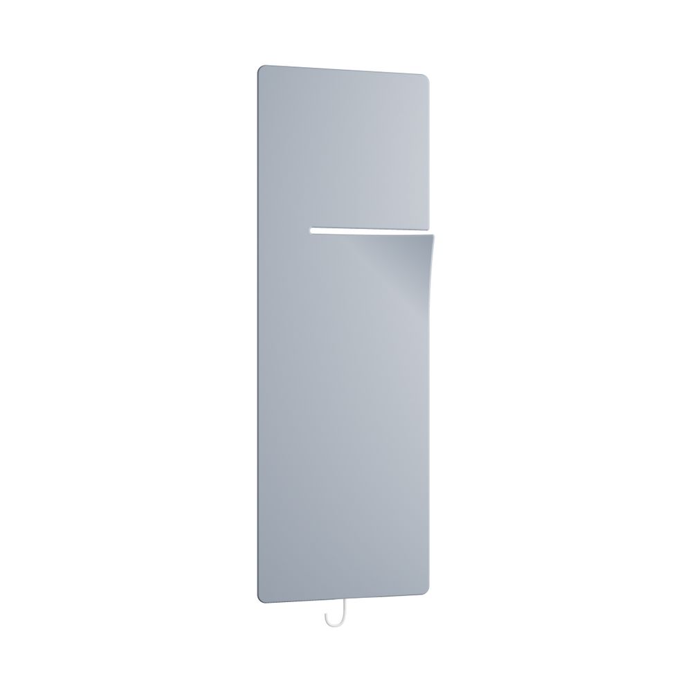 Radiateur électrique design Kermi Ineo-E 1800x85x600 mm raccord WRX à droite 860W, Ice blue/Blanc