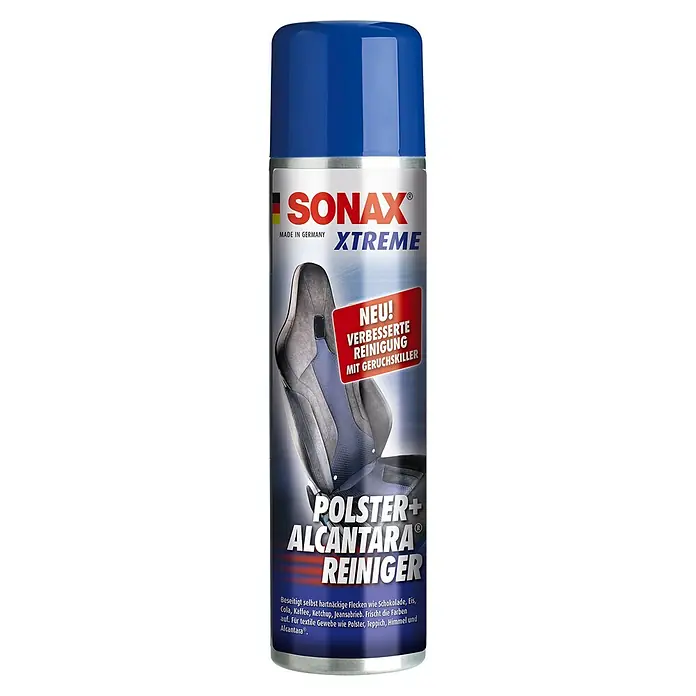 SONAX XTREME Nettoyant pour tissus et Alcantara 400 ml Sièges auto, tapis, habillages