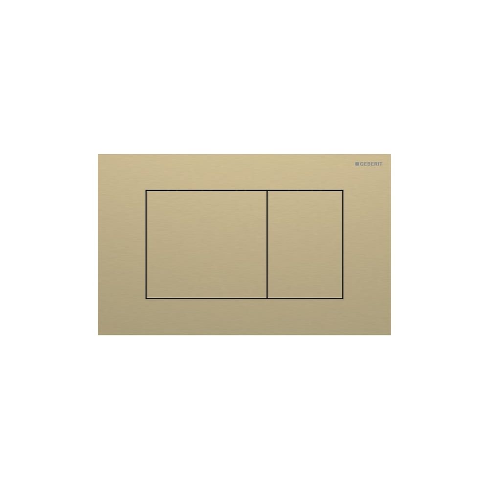 Plaque de commande Geberit Sigma40, design angulaire, 2 niveaux de chasse