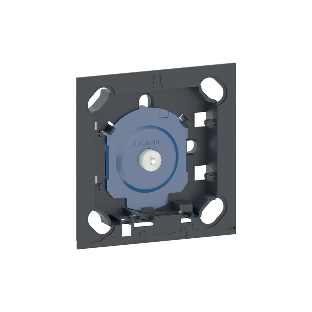 Plaque de commande pneumatique Geberit pour commande d'urinoir Type 40 avec cadre de fixation – 246159001