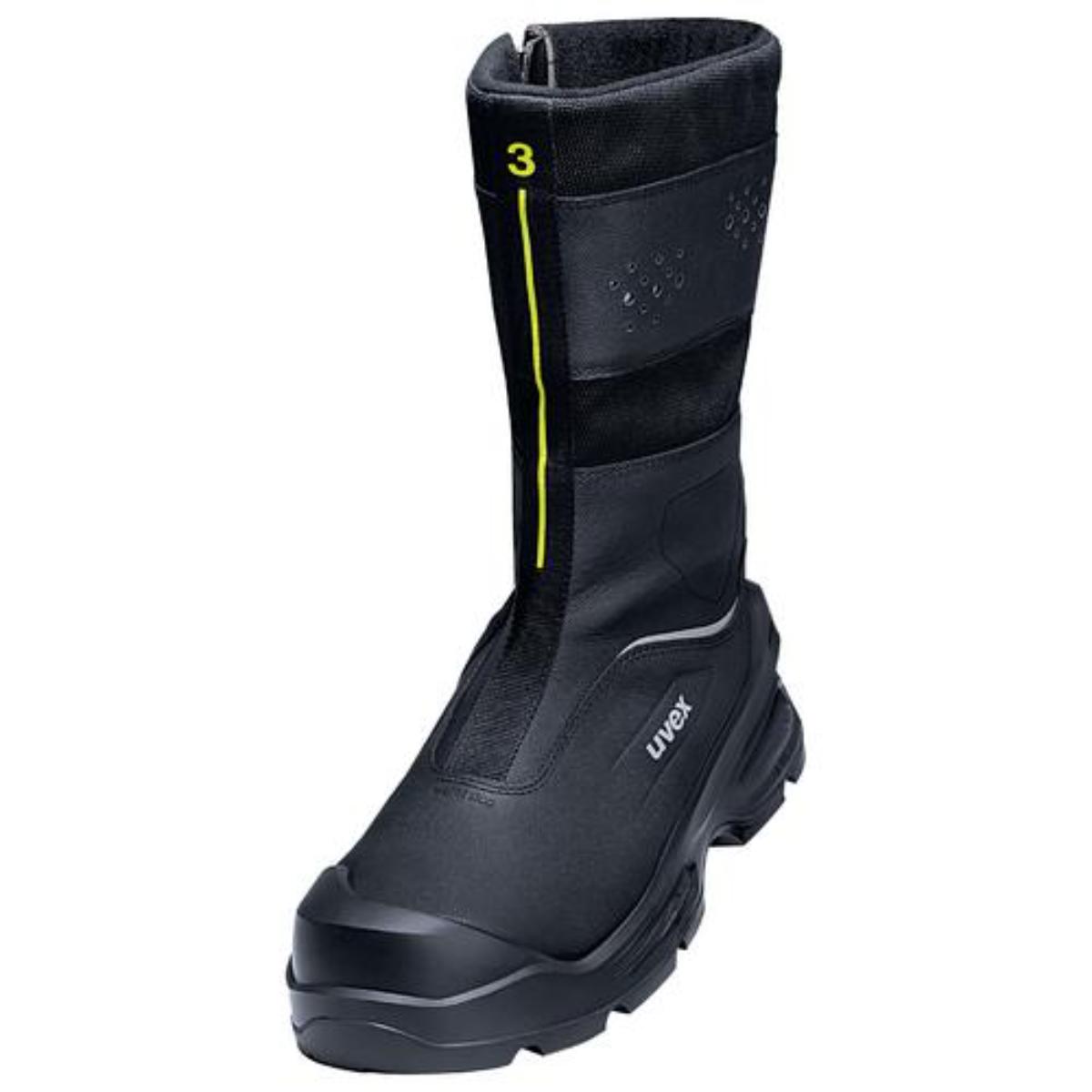 Chaussure de sécurité uvex 3 à fermeture éclair S3L, noir